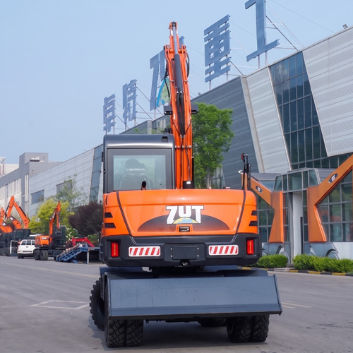 ZT-75W-S, вид 5 Колесный экскаватор ZT-75W-S, вид сзади